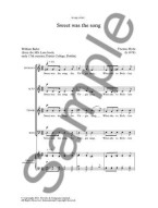 Thomas Hyde: Sweet Was The Song (Novello New Choral Series) (noty na sborový zpěv SATB) - SADA 5 ks