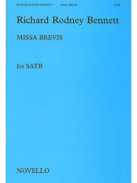 Richard Rodney Bennett: Missa Brevis (noty na sborový zpěv SATB)