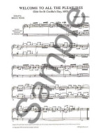 Henry Purcell: Welcome To All The Pleasures (Ode For St Cecilia's Day, 1683) (noty na sborový zpěv SATB)