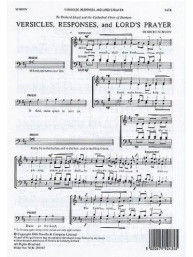 Herbert Sumsion: Versicles, Responses And Lord's Prayer (noty na sborový zpěv SATB) - SADA 5 ks