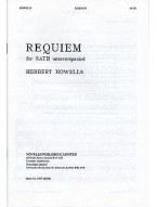 Herbert Howells: Requiem (noty na sborový zpěv SATB)