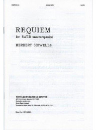 Herbert Howells: Requiem (noty na sborový zpěv SATB)