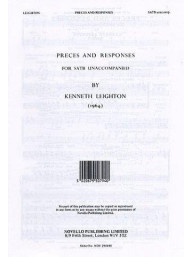 Kenneth Leighton: Preces And Responses (noty na sborový zpěv SATB) - SADA 5 ks