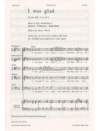 Henry Purcell: I Was Glad (noty na sborový zpěv SATB) - SADA 5 ks