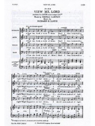 Richard H. Lloyd: View Me Lord (noty na sborový zpěv SATB) - SADA 5 ks