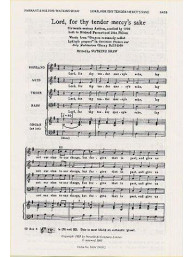 Richard Farrant/John Hilton: Lord, For Thy Tender Mercy's Sake (noty na sborový zpěv SATB) - SADA 5 ks