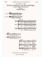 Bernard Rose: Versicles, Responses And The Lord's Prayer (noty na sborový zpěv SATB) - SADA 5 ks