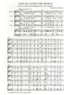 John Stainer: God So Loved The World (New Edition) (noty na sborový zpěv SATB) - SADA 5 ks