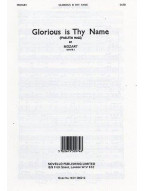 Mozart: Glorious Is Thy Name Mass No.12 (noty na sborový zpěv SATB) - SADA 5 ks