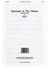 Mozart: Glorious Is Thy Name Mass No.12 (noty na sborový zpěv SATB) - SADA 5 ks