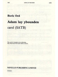 Boris Ord: Adam Lay Ybounden (noty na sborový zpěv SATB) - SADA 5 ks
