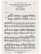 Henry Purcell: O Sing Unto The Lord (noty na sborový zpěv SATB)