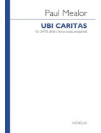 Paul Mealor: Ubi Caritas (noty na sborový zpěv SATB) - SADA 5 ks