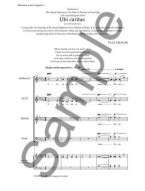 Paul Mealor: Ubi Caritas (noty na sborový zpěv SATB) - SADA 5 ks