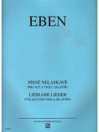 Petr Eben: Písně nelaskavé (noty, alt, viola, klavír)