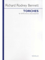 Richard Rodney Bennett: Torches (noty na sborový zpěv SATB) - SADA 5 ks