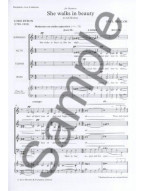 Paul Mealor: She Walks In Beauty (noty na sborový zpěv SATB) - SADA 5 ks