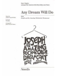Any Dream Will Do Show Singles (noty na sborový zpěv SATB) - SADA 5 ks
