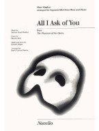 All I Ask Of You Show Singles (noty na sborový zpěv SATB) - SADA 5 ks