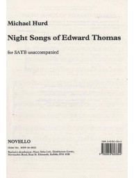 Michael Hurd: Night Songs Of Edward Thomas (noty na sborový zpěv SATB)