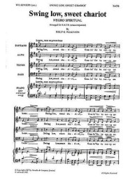 Swing Low, Sweet Chariot (noty na sborový zpěv SATB) - SADA 5 ks
