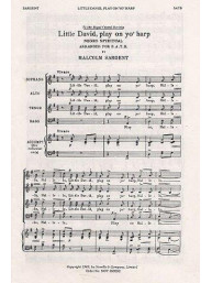 Malcolm Sargent: Little David, Play On Yo' Harp (noty na sborový zpěv SATB) - SADA 5 ks
