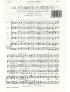 Edward Elgar: As Torrents In Summer (noty na sborový zpěv SATB) - SADA 5 ks