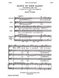 Dance To Your Daddy (noty na sborový zpěv SATB) - SADA 5 ks