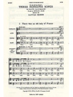 Matyas Seiber: Three Nonsense Songs (noty na sborový zpěv SATB) - SADA 5 ks