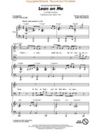 Kirk Franklin: Lean On Me (noty na sborový zpěv SATB, klavír) - SADA 5 ks