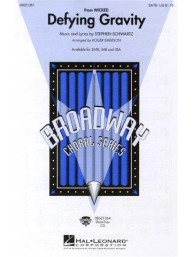 Stephen Schwartz: Defying Gravity (Wicked) (noty na sborový zpěv SATB, klavír) - SADA 5 ks