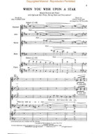 Leigh Harline: When You Wish Upon A Star (noty na sborový zpěv SATB, klavír) - SADA 5 ks