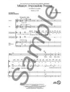 Lalo Schifrin: Mission Impossible Theme (noty na sborový zpěv SATB, klavír) - SADA 5 ks
