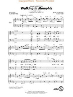 Marc Cohn: Walking In Memphis (noty na sborový zpěv SATB, klavír) - SADA 5 ks