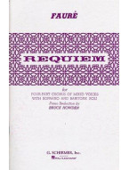 Gabriel Faure: Requiem (Vocal Score) (noty na sborový zpěv SATB, klavír)
