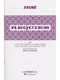 Gabriel Faure: Requiem (Vocal Score) (noty na sborový zpěv SATB, klavír)