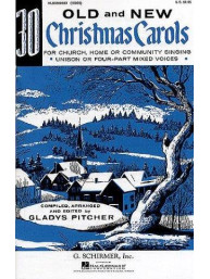 30 Old And New Christmas Carols (Four-Part) (noty na sborový zpěv SATB, klavír) - SADA 5 ks