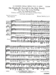 Hector Berlioz: The Shepherd's Farewell (English Text) (noty na sborový zpěv SATB, klavír) - SADA 5 ks