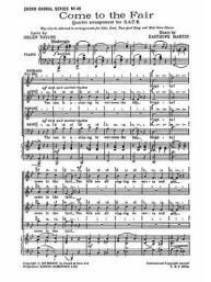 Easthope Martin: Come To The Fair (noty na sborový zpěv SATB, klavír) - SADA 5 ks