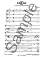 Adele: Skyfall (noty pro sborový zpěv SATB, klavír)