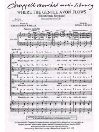 Binge: Where The Gentle Avon Flows (noty na sborový zpěv SATB, klavír) - SADA 5 ks