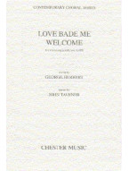 John Tavener: Love Bade Me Welcome (noty na sborový zpěv SATB, klavír) - SADA 5 ks