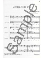 Gregorio Allegri: Miserere Mei, Deus (noty na sborový zpěv SATB, klavír)