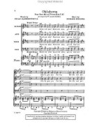 Richard Rodgers: Oklahoma! Theme (noty na sborový zpěv SATB, klavír) - SADA 5 ks