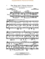 The King And I - Choral Selection (noty na sborový zpěv SATB, klavír) - SADA 5 ks