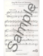 Sing We Now Of Christmas (noty na sborový zpěv SATB, klavír) - SADA 5 ks