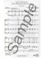 Andrea Bocelli: God Bless Us Everyone (Disney's A Christmas Carol) (noty na sborový zpěv SATB, klavír) - SADA 5 ks