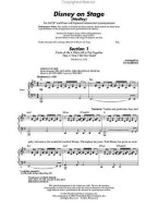 Disney On Stage - Medley (noty na sborový zpěv SATB, klavír) - SADA 5 ks