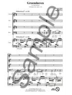 Greensleeves (noty na sborový zpěv SATB, klavír) - SADA 5 ks
