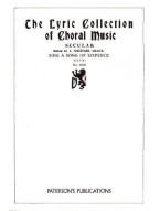 J. Michael Diack: Sing A Song Of Sixpence (noty na sborový zpěv SATB, klavír)